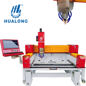 Máy móc đá Hualong hiệu quả cao cnc Đá hoa cương Tấm đá hoa cương Mặt bàn Chậu rửa Lỗ cắt ra bộ định tuyến Máy cắt