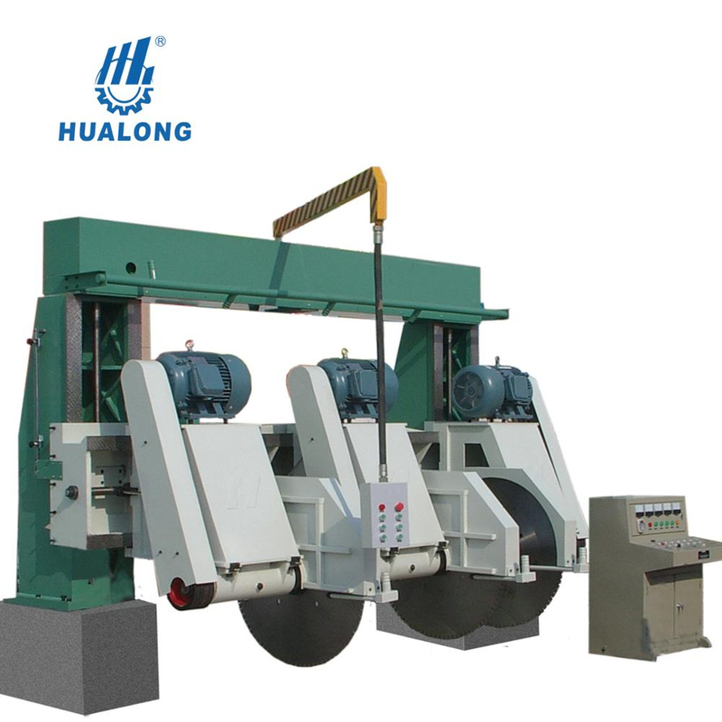 Máy cắt đá Hualong Máy cắt đá 3 đĩa cho Ganite Kerbstone HLSQ3-2600