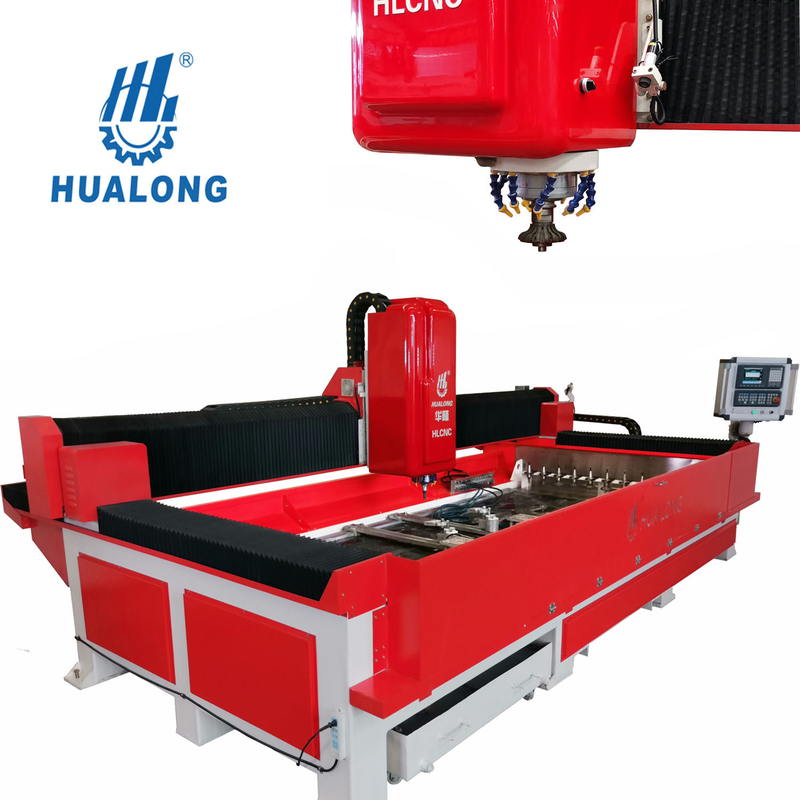 Máy đánh bóng cạnh đá 3 trục tự động hiệu quả cao HLCNC-1308/3319