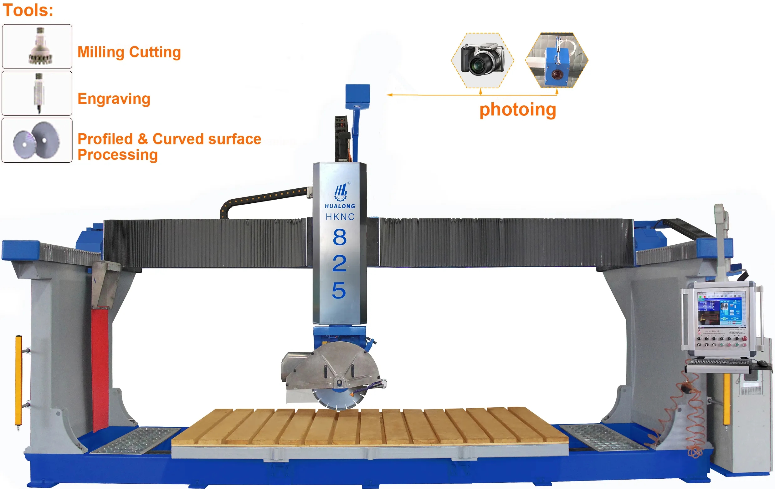 5 trục CNC CNC Cắt và máy phay máy