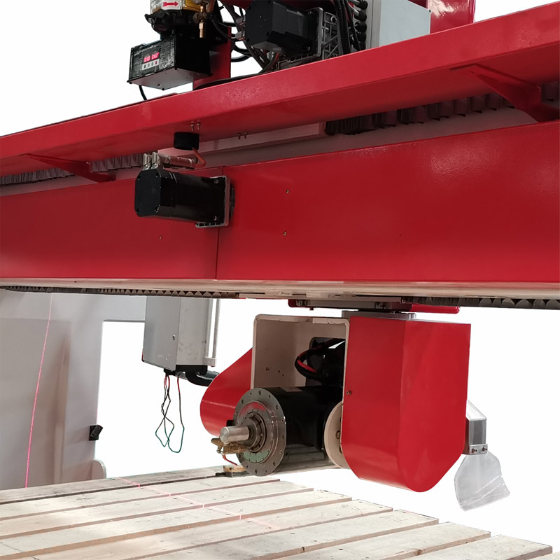 Máy cắt đá tự động CNC HUALONG HSNC-500 cnc granite với nội suy 3 trục cho mặt bàn