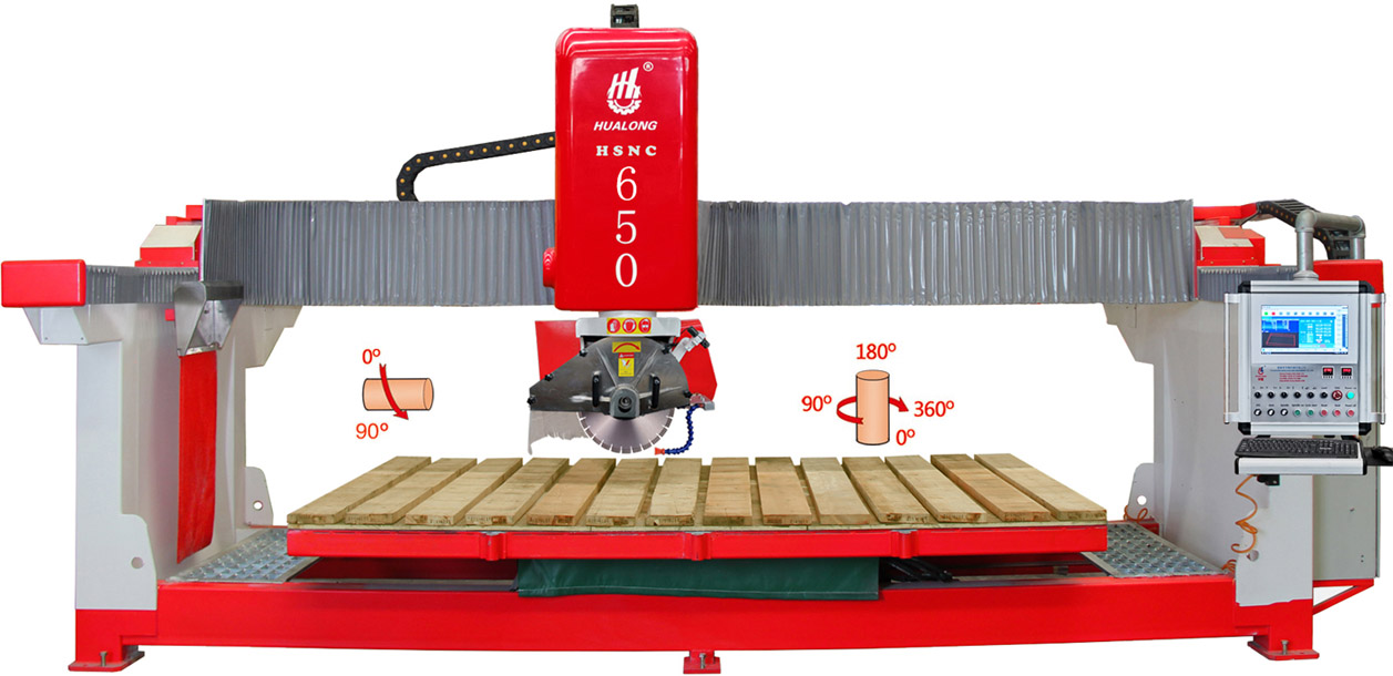  Máy cắt đá cầu CNC 3 trục Máy phay ngang giá rẻ để bán